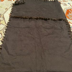 New brown wool winter women big shawl scarf Nordstrom